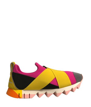 Zapatillas deportivas elásticas de neopreno multicolor Ibiza de Dolce &amp; Gabbana