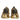 Dolce & Gabbana Gold Stretch Lace Up NS1 Sneakers Shoes