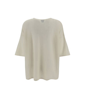 SA SU PHI White Cashmere T-Shirt