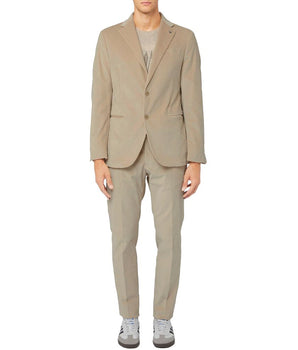AT.P.CO Beige Cotton Men's Suit