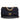 Chanel Dark Blue Medium Flap Tweed CC Gold Gray Shoulder Bag