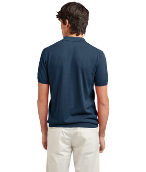 AT.P.CO Blue Cotton Polo Shirt