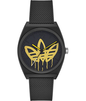Adidas Black Synthetic Sport Watch