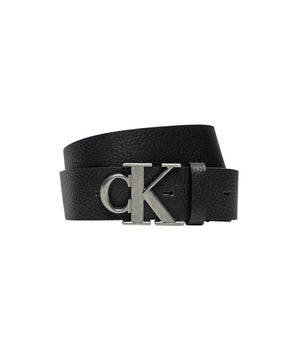Calvin Klein Jeans Black Leather Regular Belt