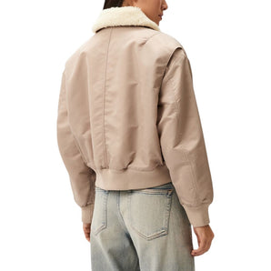 Calvin Klein Jeans Beige Polyester Jackets &amp; Coat