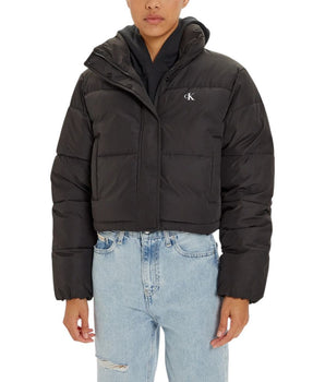 Calvin Klein Jeans Black Polyester Coat