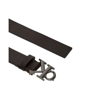 Calvin Klein Jeans Brown Leather Regular Belt