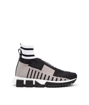 Dolce &amp; Gabbana Black Fabric Sneaker