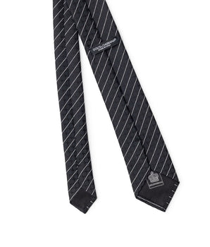 Corbatas y pajaritas de poliéster negro de Dolce &amp; Gabbana