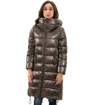 Chaquetas y abrigo de viscosa plateado Herno