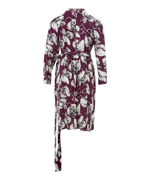 Lardini Elegant Purple Viscose Dress