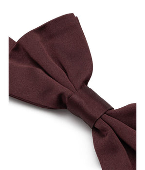 Dolce &amp; Gabbana Burgundy Silk Bowtie