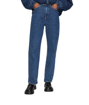 Calvin Klein Jeans Blue Cotton Mom Jeans