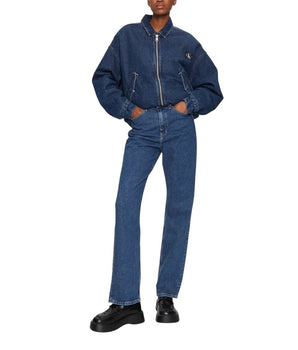 Calvin Klein Jeans Blue Cotton Mom Jeans