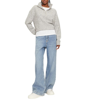 Calvin Klein Jeans Gray Polyester Cardigan