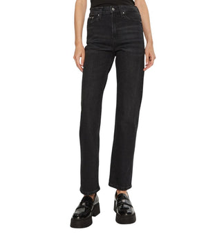 Calvin Klein Jeans Black Cotton Mom Jeans