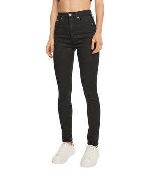 Calvin Klein Jeans Black Cotton Skinny Jeans