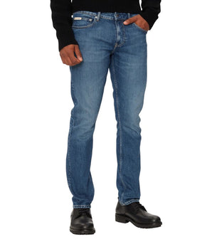 Calvin Klein Jeans Blue Cotton Skinny Jeans