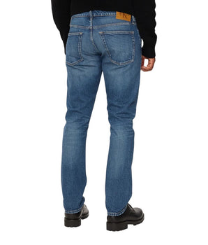 Calvin Klein Jeans Blue Cotton Skinny Jeans