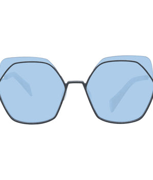 Yohji Yamamoto Gray Metal & Plastic Sunglasses