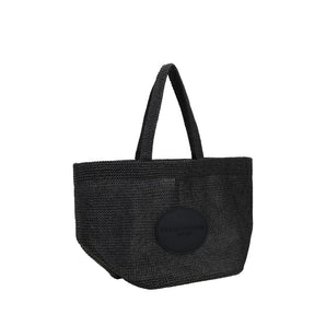Bolso de hombro de rafia Alexander Wang Punch XL
