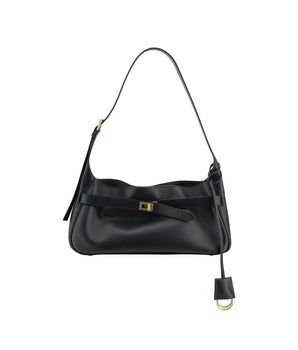 Balenciaga Black Calf Leather Bos Taurus Shoulder Bag