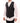 Dolce & Gabbana Elegant Gray Striped Dress Vest Dolce & Gabbana 
