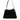 Dolce &amp; Gabbana Black Cashmere Knitted Leather Shoulder Bag