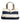 Dolce &amp; Gabbana White Navy Striped Canvas Top Handle Tote Bag
