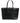 Dolce &amp; Gabbana Black Crystal Leather Shopping Women Tote Bag