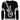 Suéter de cuello redondo de seda con estampado de guitarra en blanco y negro de Dolce &amp; Gabbana