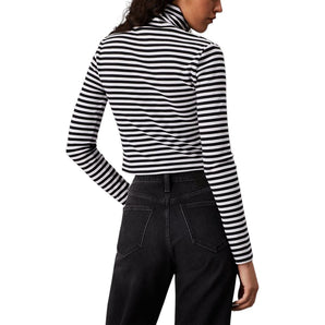 Calvin Klein Jeans Black And White Cotton Long Sleeve