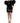 Dolce &amp; Gabbana Black Patent Leather Puff Sleeves Mini Dress