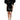Dolce & Gabbana Black Patent Leather Puff Sleeves Mini Dress