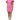 Dondup Pink Viscose Short Sleeves Backless Sheath Mini Dress