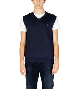 U.S. POLO ASSN. Blue Cotton Waistcoat