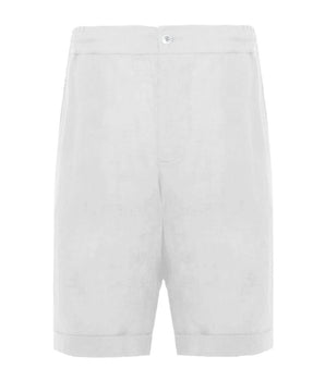 Alpha Studio White Linen Short