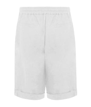 Alpha Studio White Linen Short