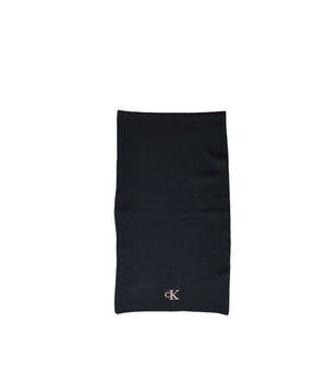 Calvin Klein Black Recycled Polyester Scarf