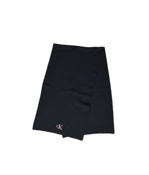 Calvin Klein Black Recycled Polyester Scarf