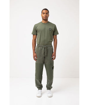 Stone Island Green Cotton Men's Tracksuit Pant