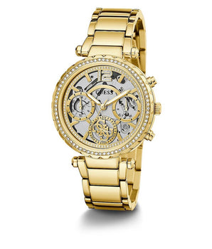 Guess Gold Stainless Steel Dress Watch