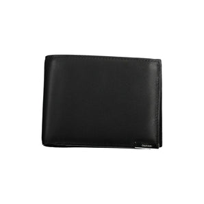 Cartera Calvin Klein de cuero negro para hombre