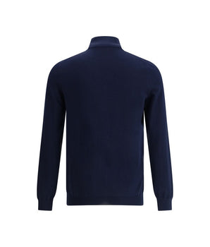 Svevo blue cotton cardigan
