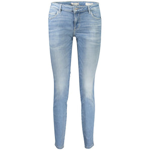Guess Jeans Light Blue Cotton Jeans &amp; Pant