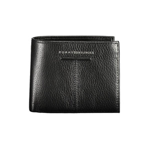 Cartera Tommy Hilfiger de piel negra para hombre