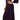 Dolce &amp; Gabbana Elegante vestido tubo con flecos en morado y negro