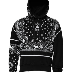 Sudadera con capucha y bandana negra de Dolce &amp; Gabbana para hombre