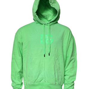 Dolce &amp; Gabbana Sudadera con capucha y logo verde