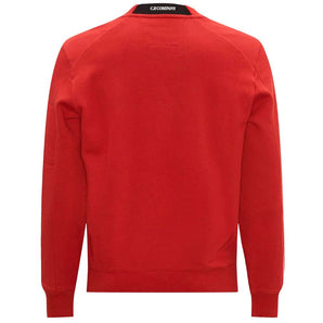 Suéter de algodón rojo de CP Company